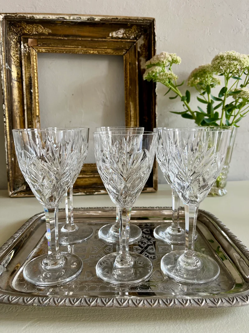 Verre à eau Saint-Louis Chantilly n°2-lot de 6