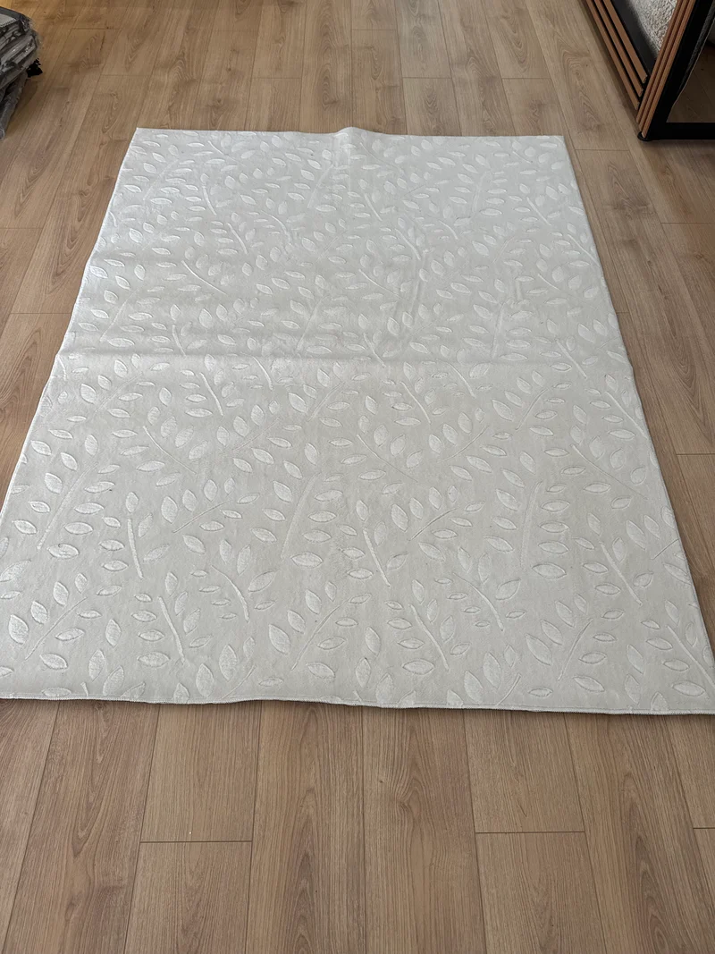 Tapis Merle marron crème 2