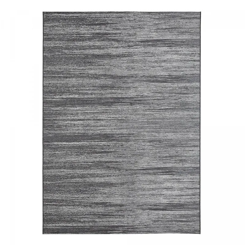 Tapis Rectangulaire 123x180 en Polypropylène : Kilim Gris