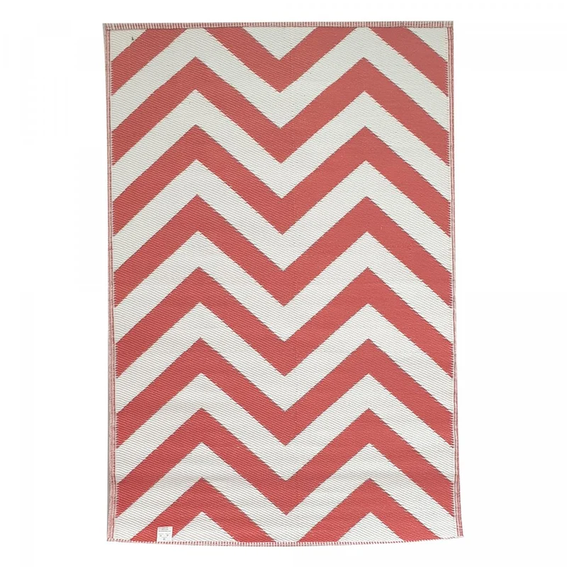 Tapis Rectangulaire 120x180 en Polypropylène Kilim Rouge
