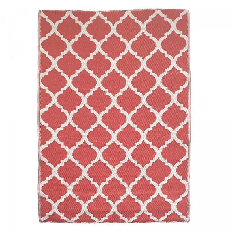 Tapis Rectangulaire 120x180 en Polypropylène Kilim Rouge