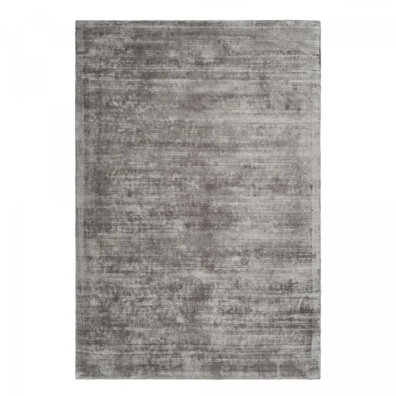 Tapis Rectangulaire 120x170 en Viscose Argent - Tapis Salon