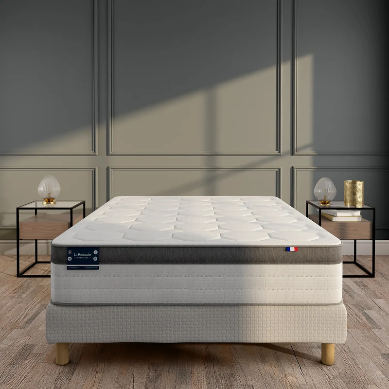 Matelas La Redoute Interieurs Premium 1134 ressorts, 7 zones, ferme, accueil mémoire de forme