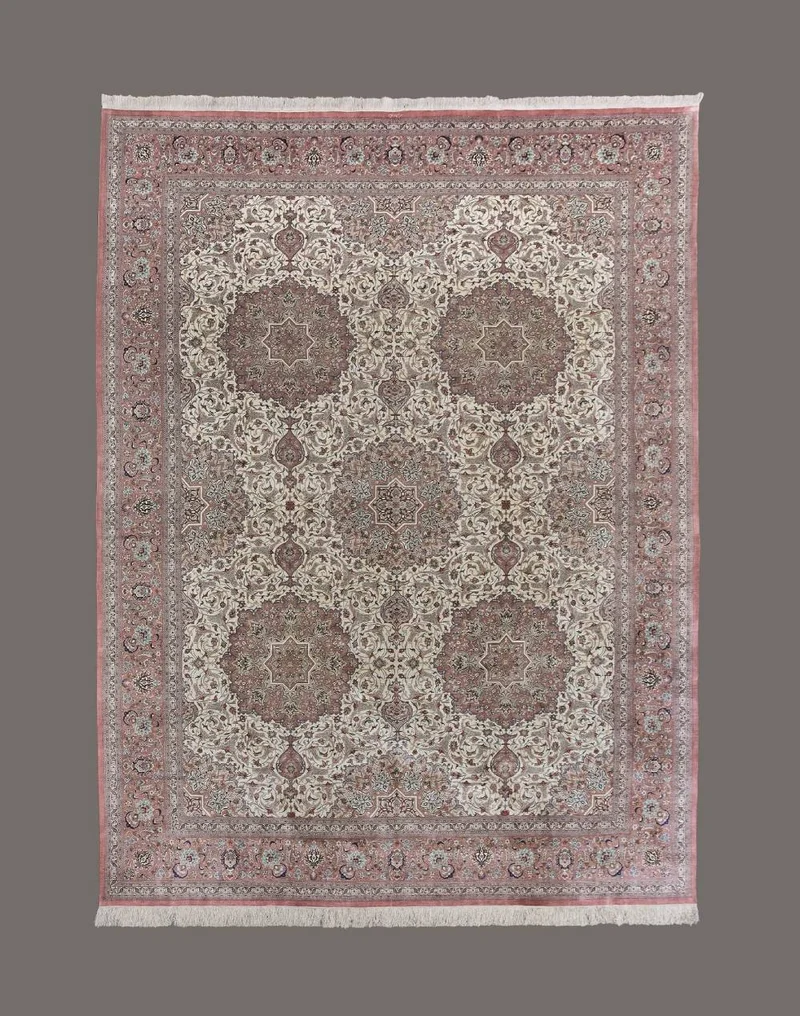 Fine Persian Qum Carpet Extra Large Gallery Pure Silk