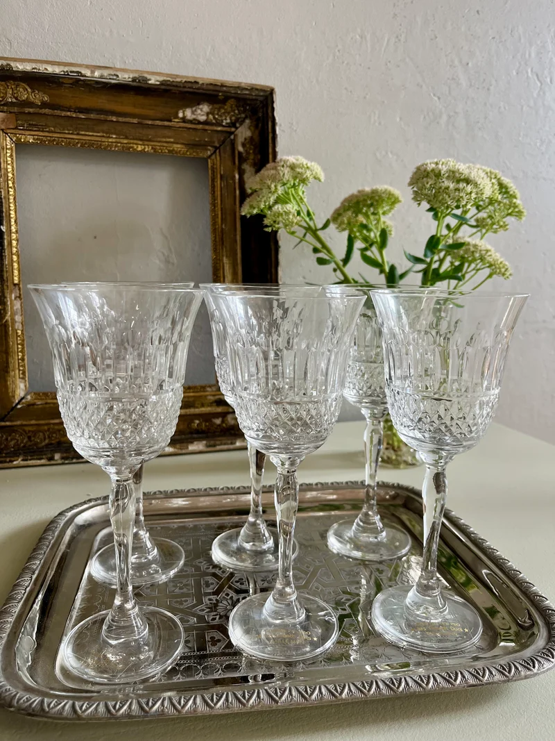 Verre à pied en cristal les grands Ducs-lot de 6