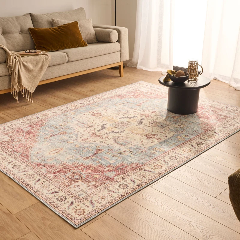 OTTOMAN - Tapis décoratif vintage multicolore - OTT843MUL