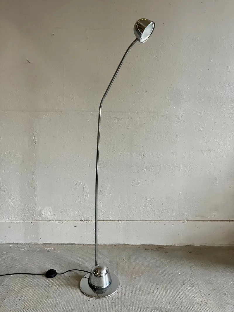 Lampadaire vintage chromé