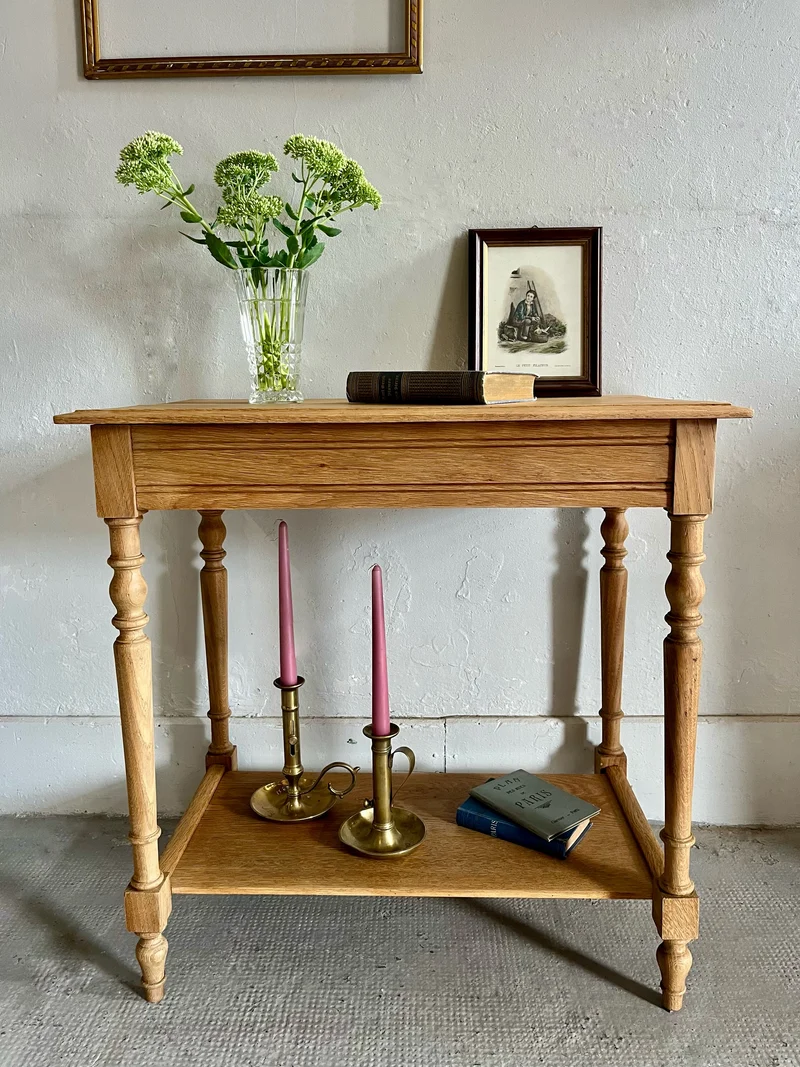 Console en bois ancienne rénovée