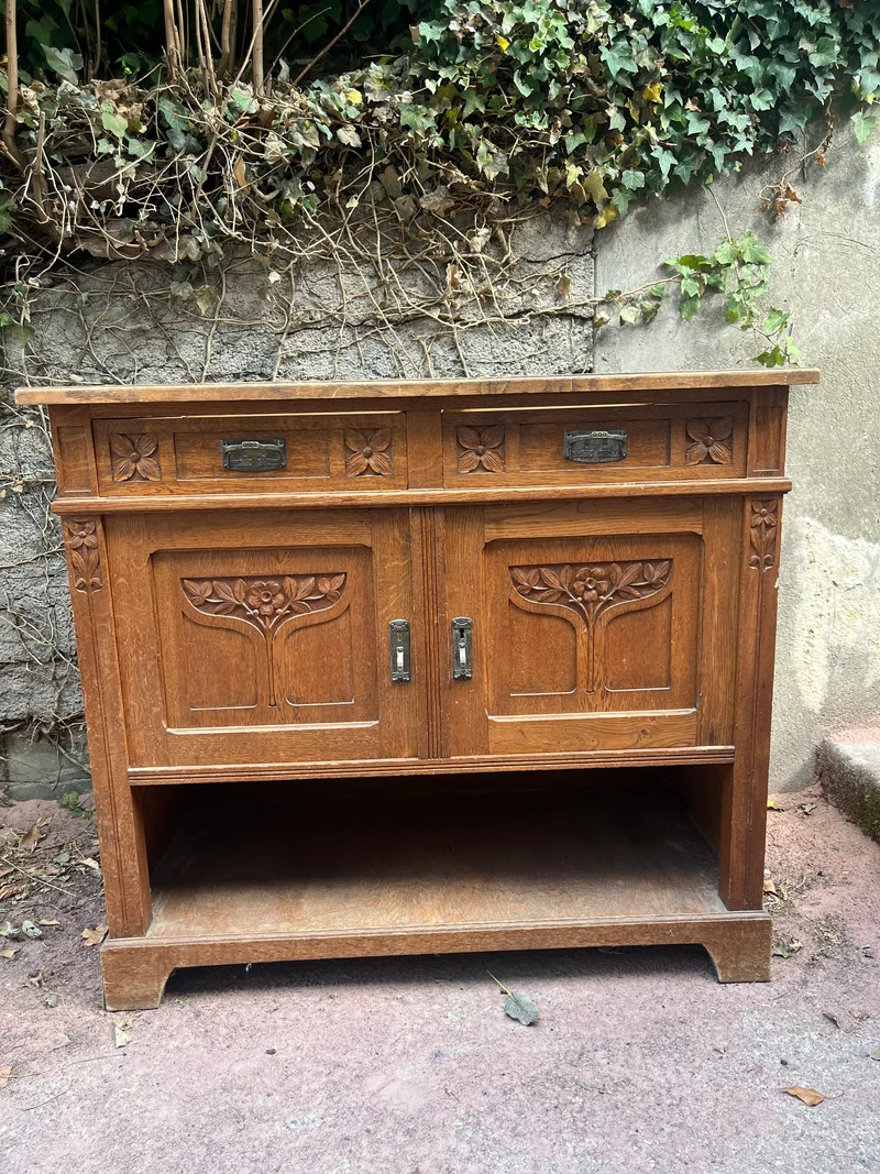 Buffet art déco avec niche