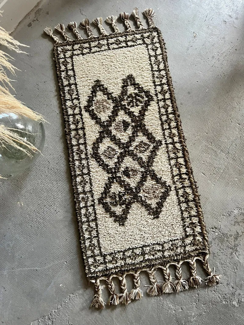 Tapis en laine rectangulaire