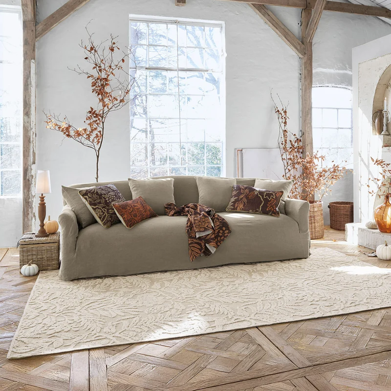 Tapis LOBERON Azimra 200x300 cm blanc marron clair