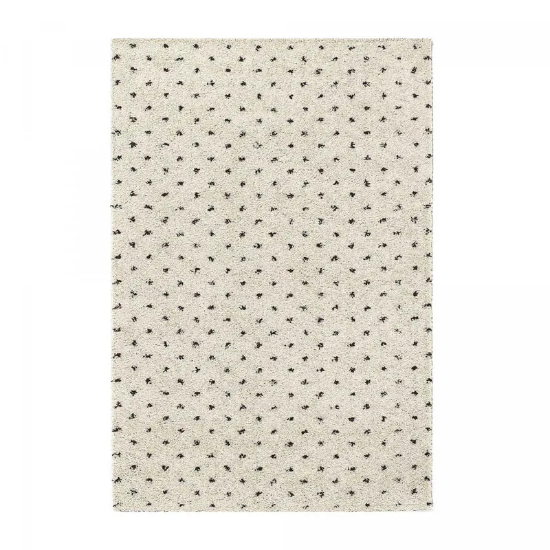 Tapis shaggy crème en Polypropylène 120x160