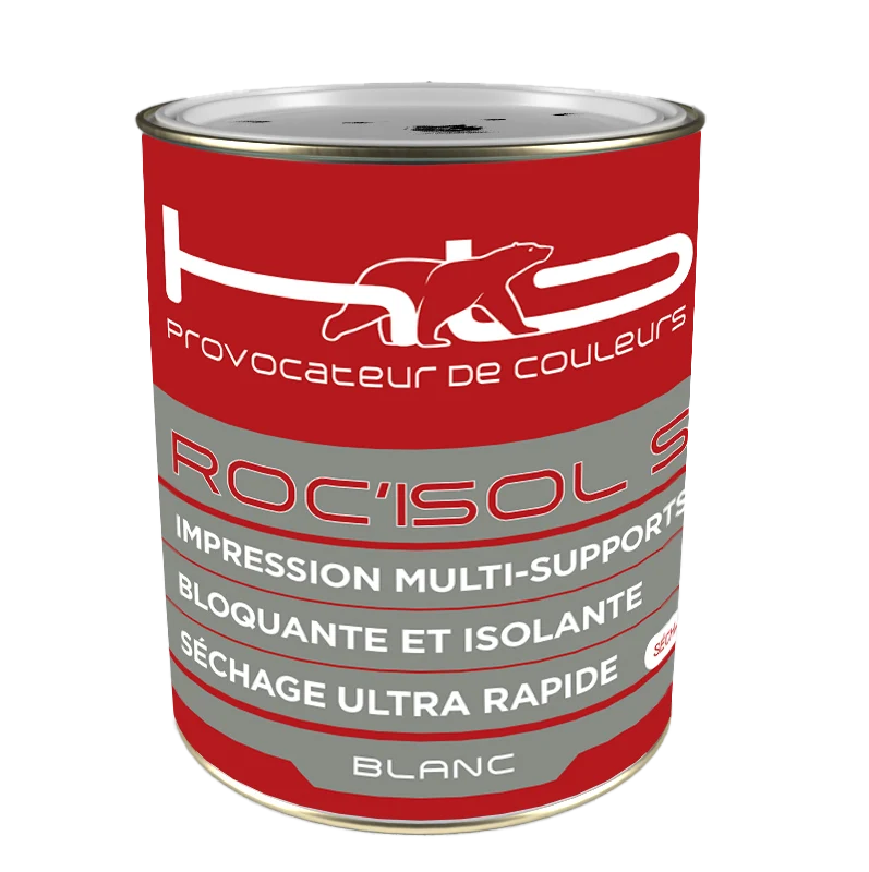 ROC'ISOL SH Impression multisupports bloquante et isolante à séchage ultra rapide