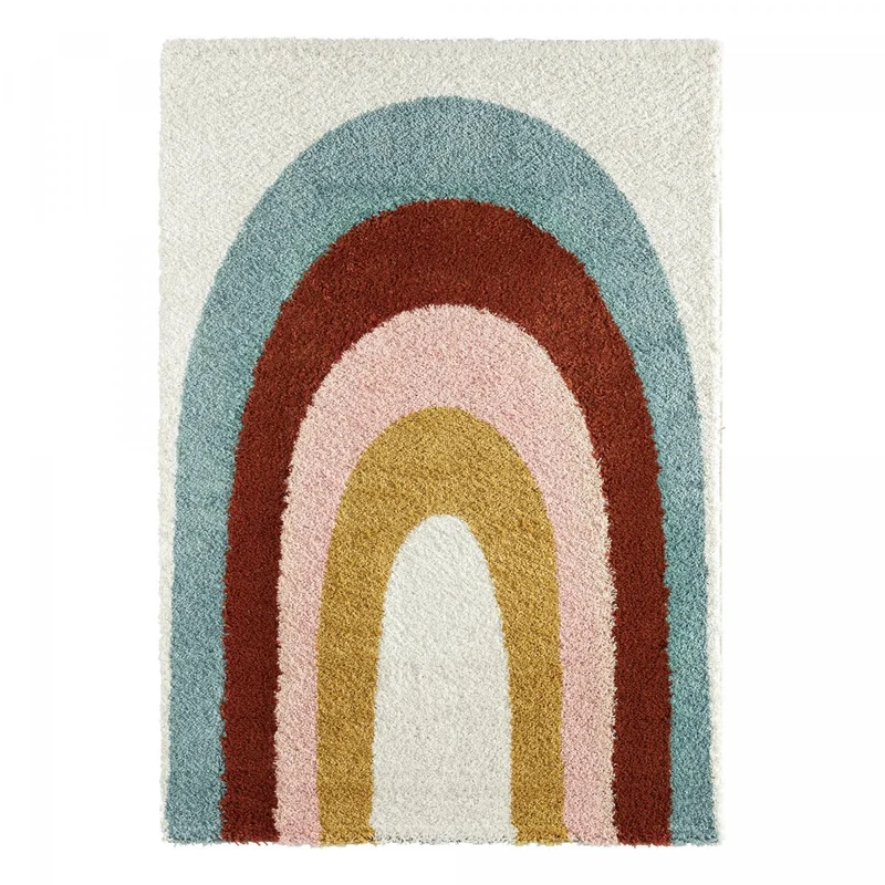 Tapis Enfant Multicolore Shaggy Likafo 120x160 cm – Jadorel