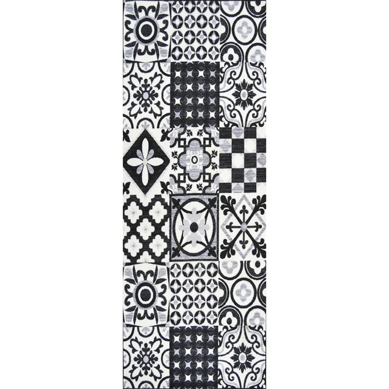 Tapis Kilim Noir en Polyamide 2 50x100 cm – Royaume du Tapis