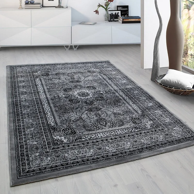 MARRAKESH - Tapis classique à motif persan gris - MAR0207GRI