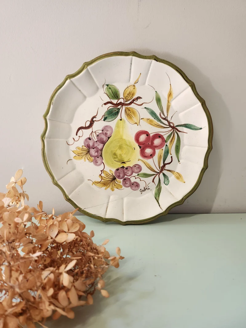 Assiette décorative Bassano à suspendre