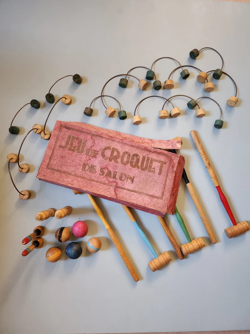Jeu de croquet de salon
