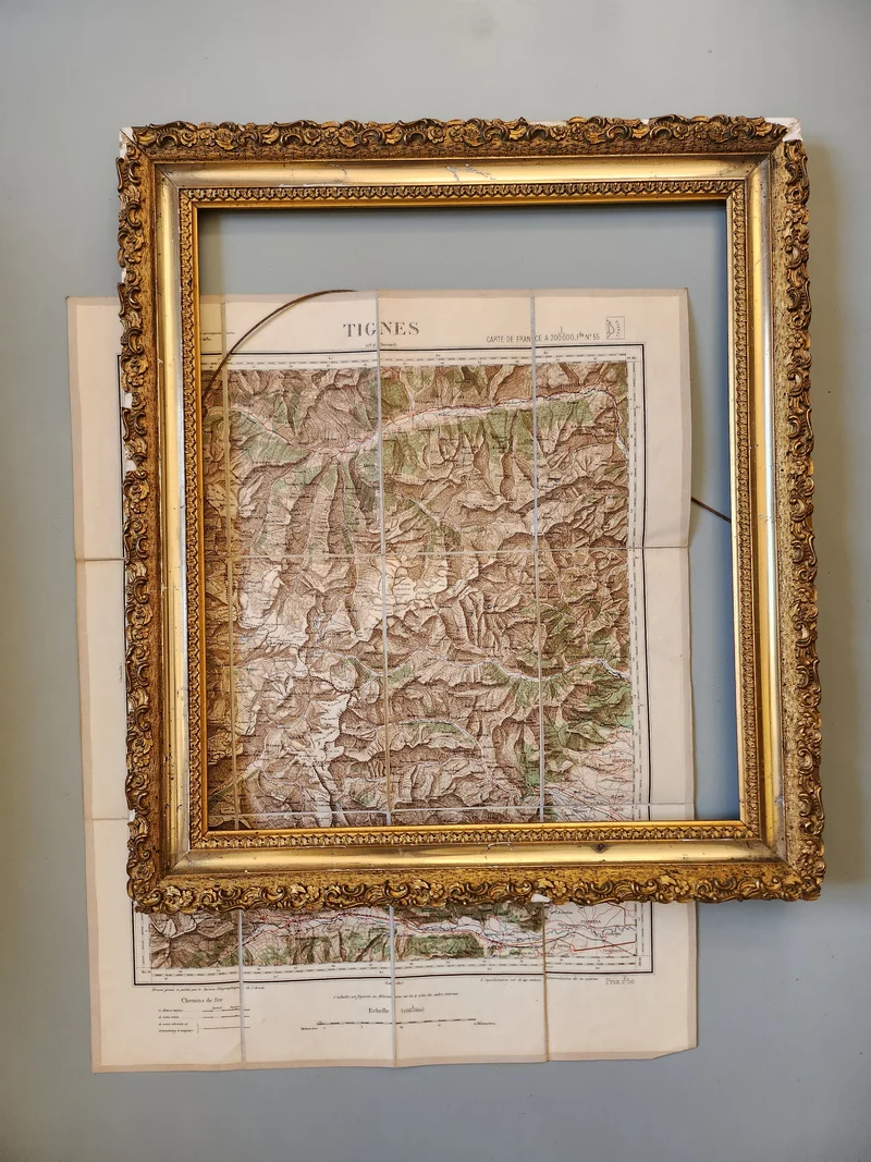 Carte dépliable de Tignes