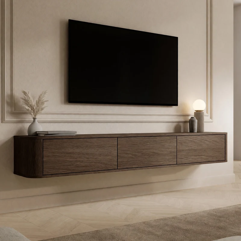Meuble TV MOBILIER 1 Claritas (Chêne foncé)