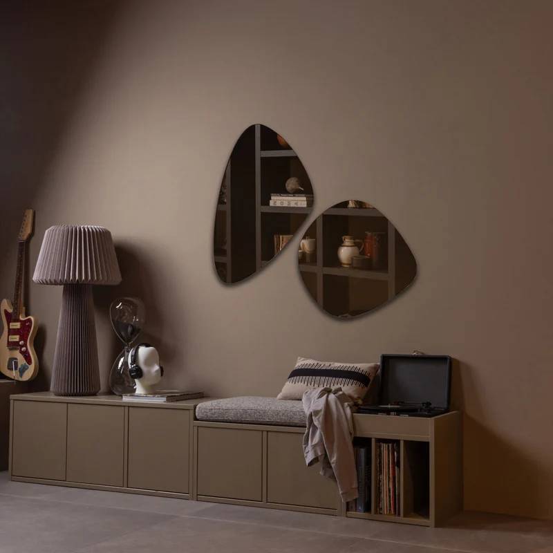 Meuble TV DRAWER Turner 3 portes en bois L120cm