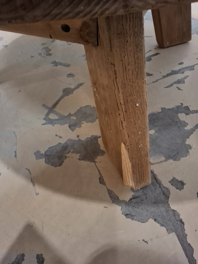 Lot de 2 tables d'appoint LOBERON Oteley bois vieilli
