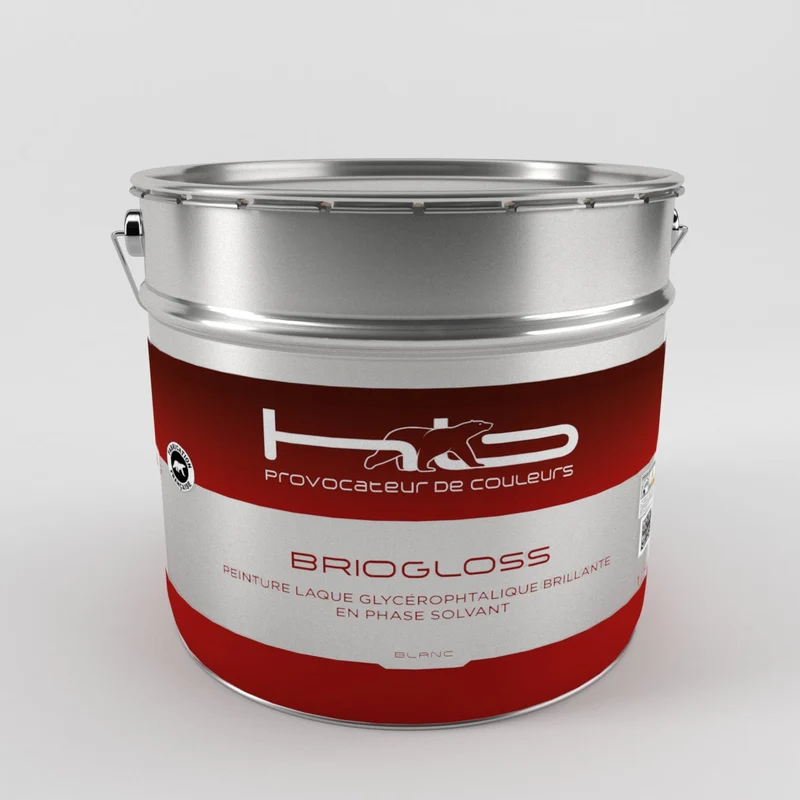 BRIOGLOSS Peinture laque brillante haute qualité pour menuiserie bois et métallique
