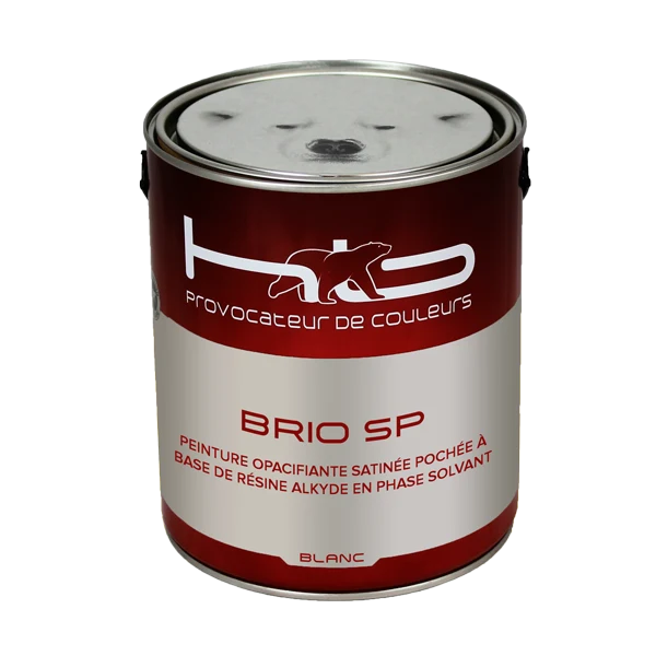 BRIO SP Peinture satinée garnissante pour menuiseries bois en intérieur
