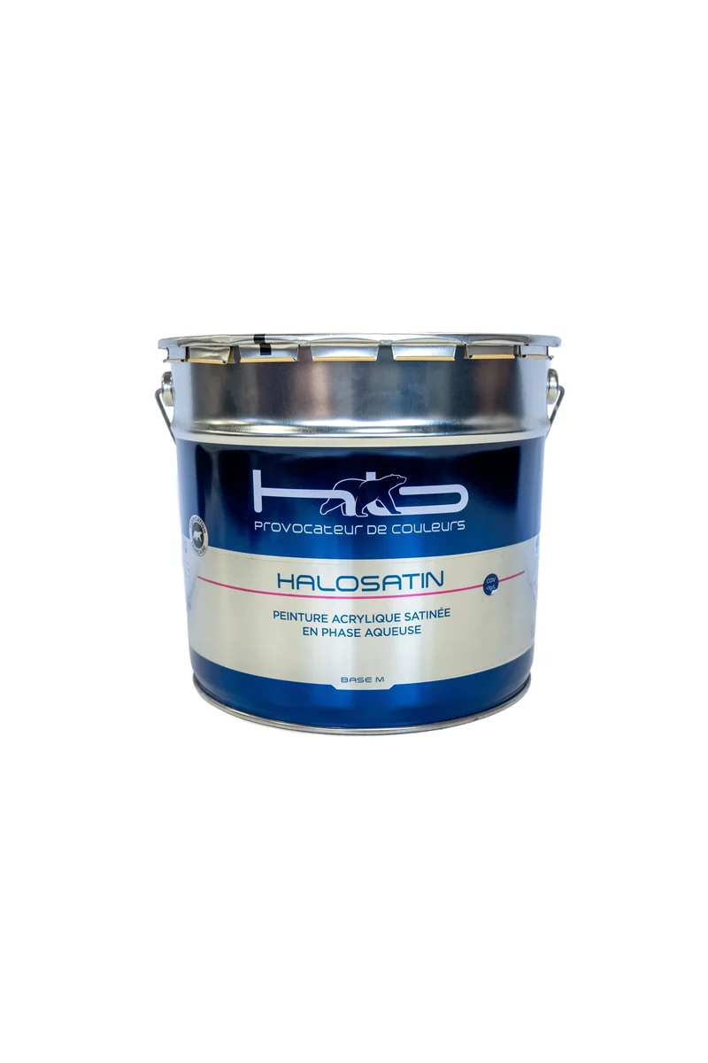 HALOSATIN Peinture de finition satiné haute qualité environnementale murs et plafonds