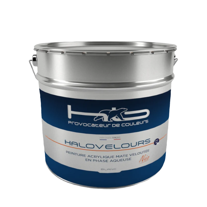 NOUVEAU - HALOVELOURS NÉO Peinture de finition d'aspect velouté murs et plafonds