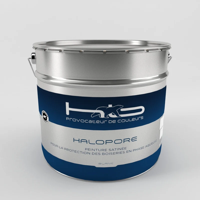 HALOPORE Peinture satinée pour boiseries intérieures et extérieures