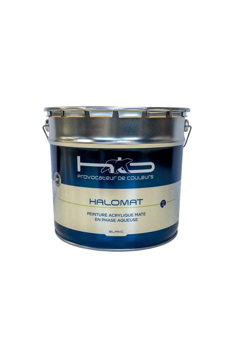 HALOMAT NOIR Peinture mate noire opacifiante murs et plafonds