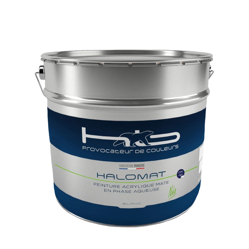 NOUVEAU - HALOMAT NÉO Peinture de finition mate opacifiante haute qualité environnementale murs et plafonds