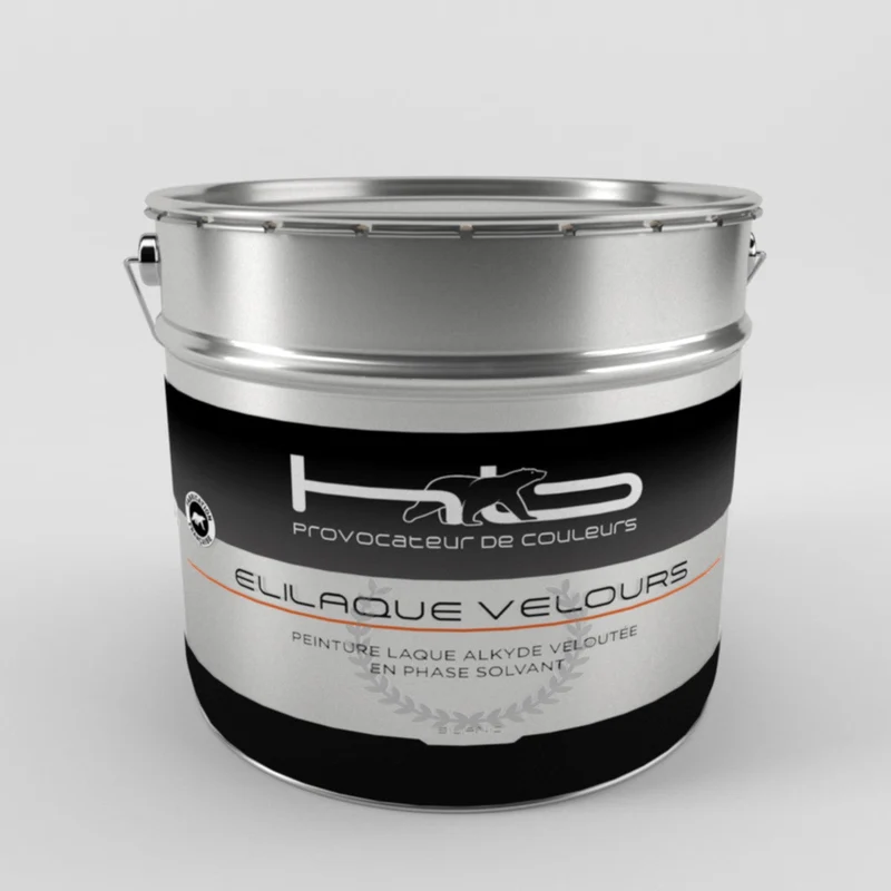ELILAQUE VELOURS Peinture laque d'intérieure veloutée pour protection boiseries ou métaux