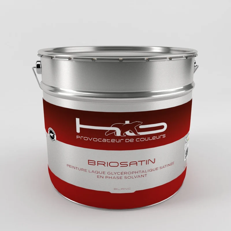 BRIOSATIN Peinture laque de finition intérieure pour boiseries ou métaux
