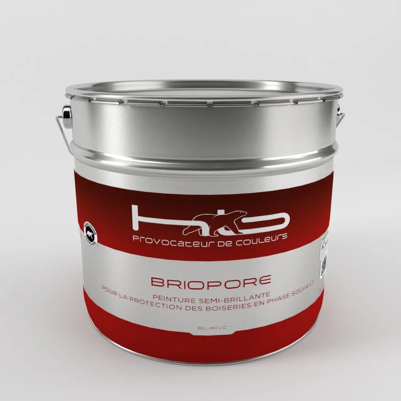 BRIOPORE Peinture laque semi brillante pour les protections des boiseries