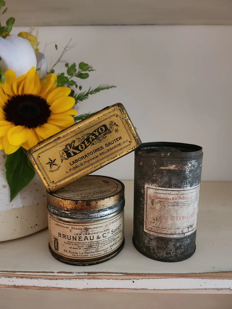 Produits d'apothicaire lot de 3