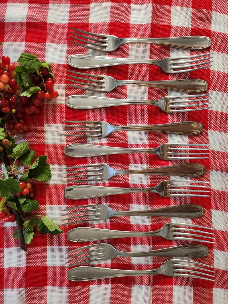 Fourchette en inox lot de 12