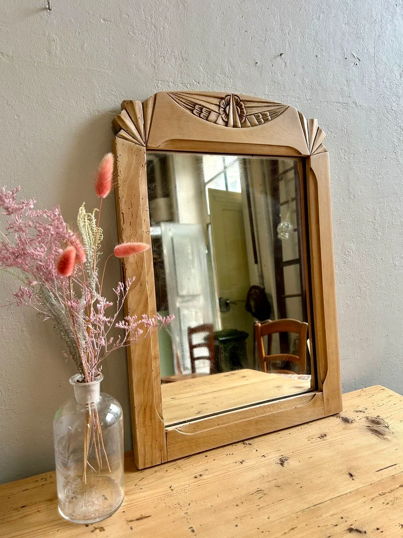 Miroir Art Deco à poser