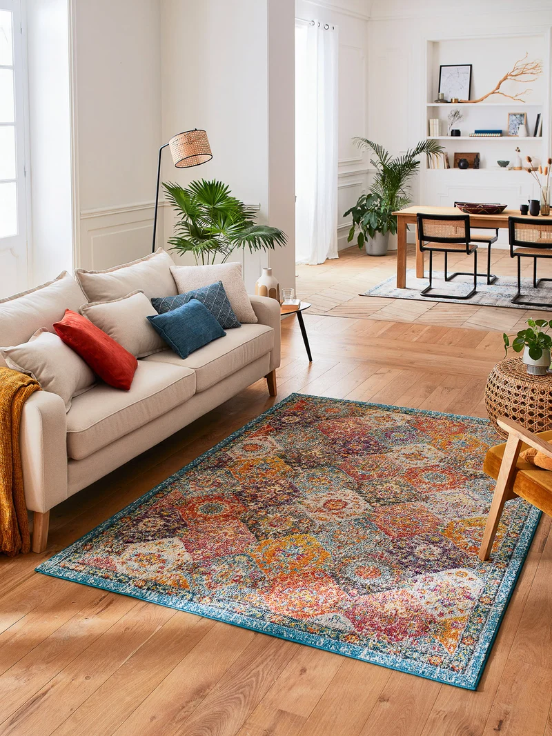 ANATOLIA - Tapis salon vintage multicolore - ANA768MUL