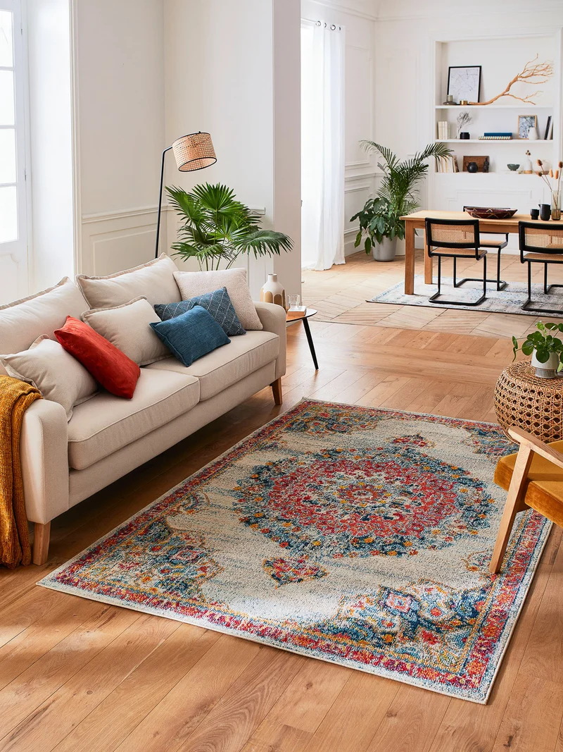 ANATOLIA - Tapis à poils ras crème - ANA777CRE