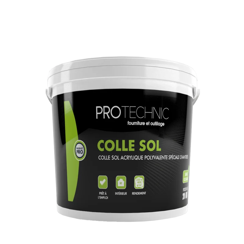 Colle sol acrylique polyvalente spéciale chantiers