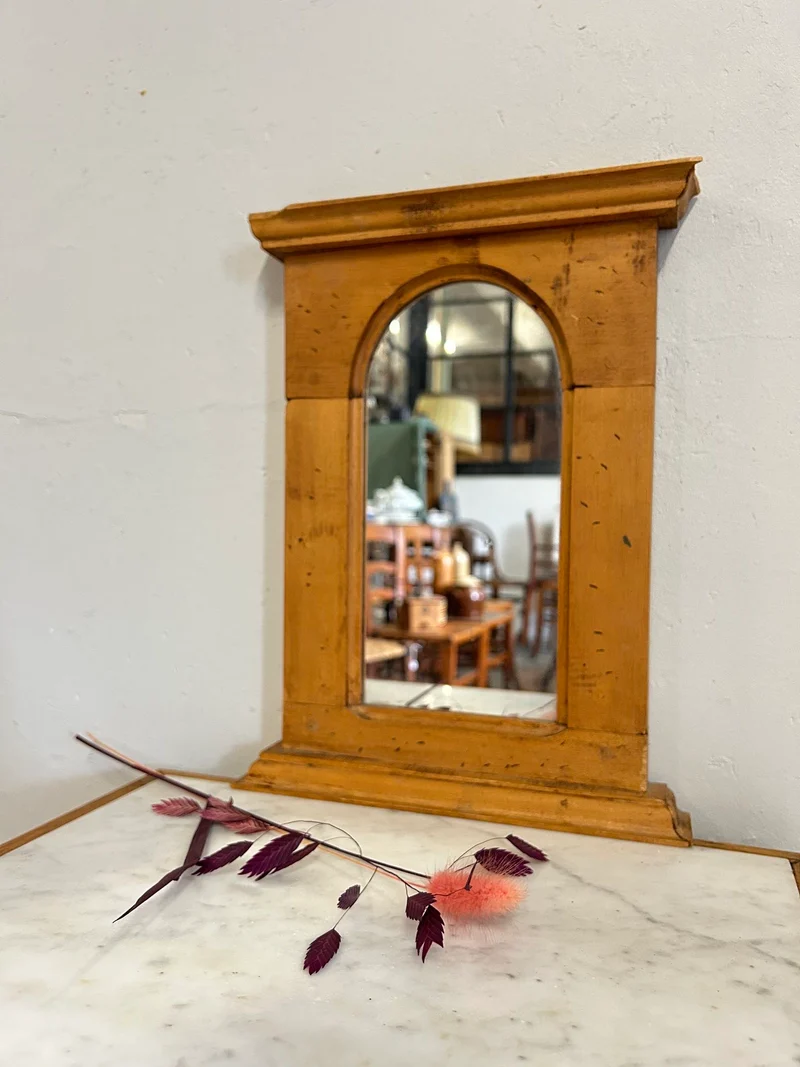 Miroir arche en bois