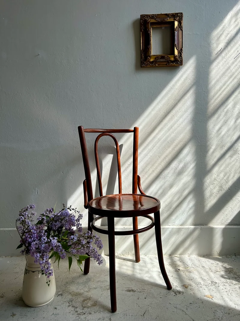 Chaise bistrot bois courbé