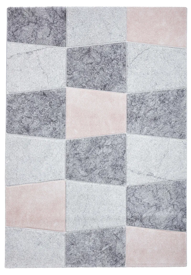 Tapis Rose style Patchwork BROOKLYN 22192
