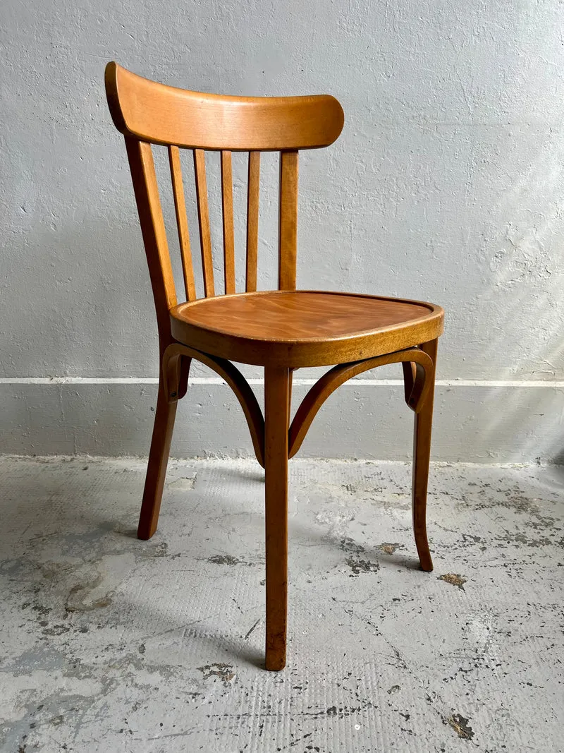 Chaise bistrot Baumann bois blond