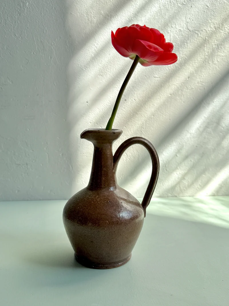 Vase en soliflore en grès