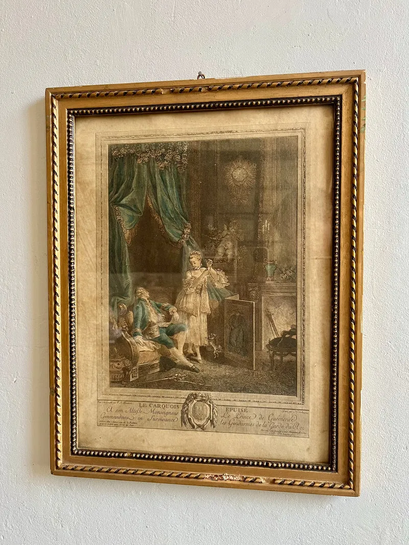 Gravure ancienne « le carquois »