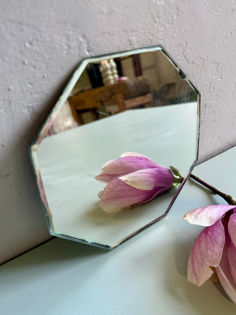 Miroir octogonal de petite taille