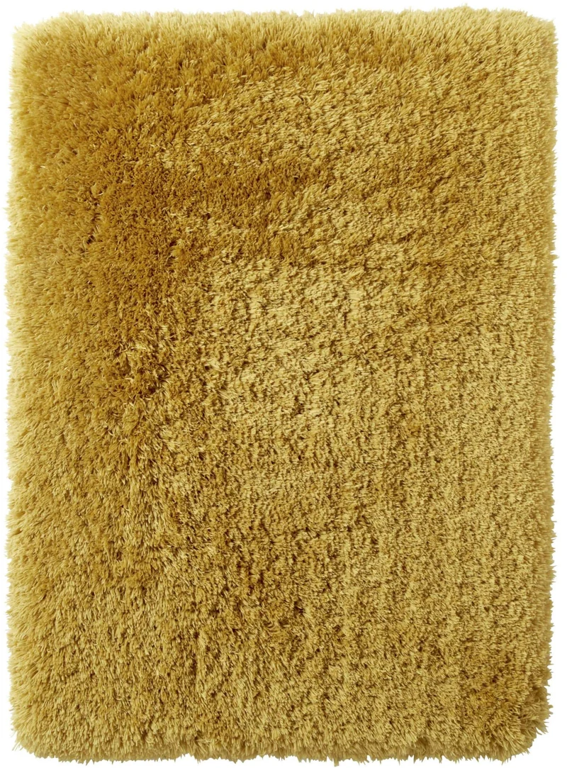 Tapis Jaune uni pour intérieur shaggy POLAR